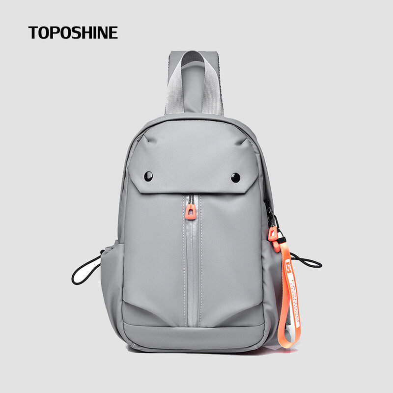 Toposhine-야외 라이딩 체스트 팩, 2023 휴대폰 가방, 나일론 경량 피트니스 레저 가방, 러닝 코팅 방수 메신저 가방