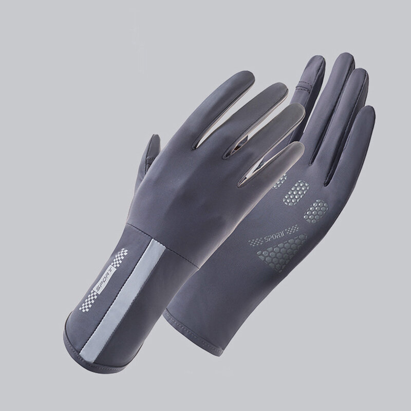 Women Sports Ice Silk Anti-uv Touch Screen Driving Sleeves Sun Protection Gloves Cycling Thin Summer Breathable Cool Comfortable