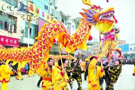 7m Props Dragon Dance Costume  size 5 for 6 Players Children Student School Halloween Party Christmas Parade Folk Stage  China