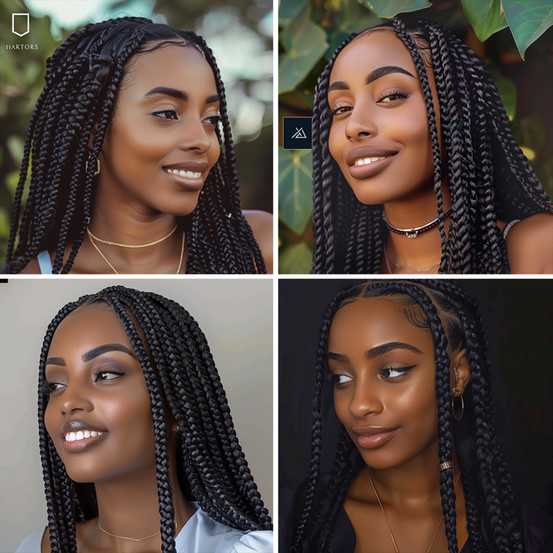 Easy Vlechten Jumbo Haar Vlechten Haar Voorgerekte Haarverlenging Natuurlijk Zwart Synthetisch Nep Haar Voor Zwarte Vrouwen Dagelijks Gebruik