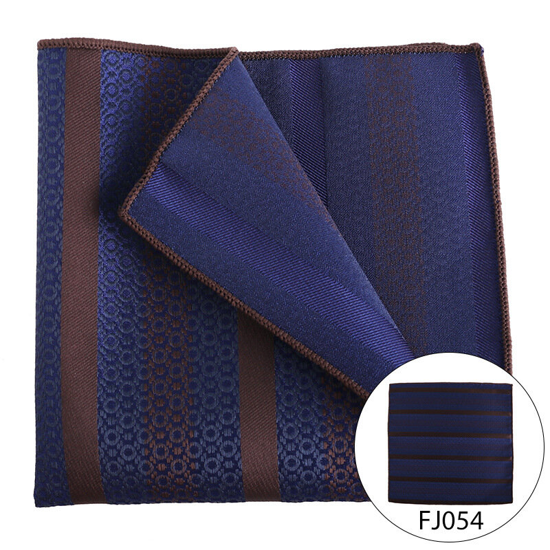 Business Handkerchief For Men Luxury Pocket Square Silk Microfiber Towels British Style Pocket Square Men Hanky Suit Accessories