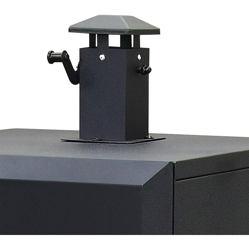 Dyna-glo-ahumador de carbón Offset Vertical, DGO1890BDC-D, cuerpo ancho, negro
