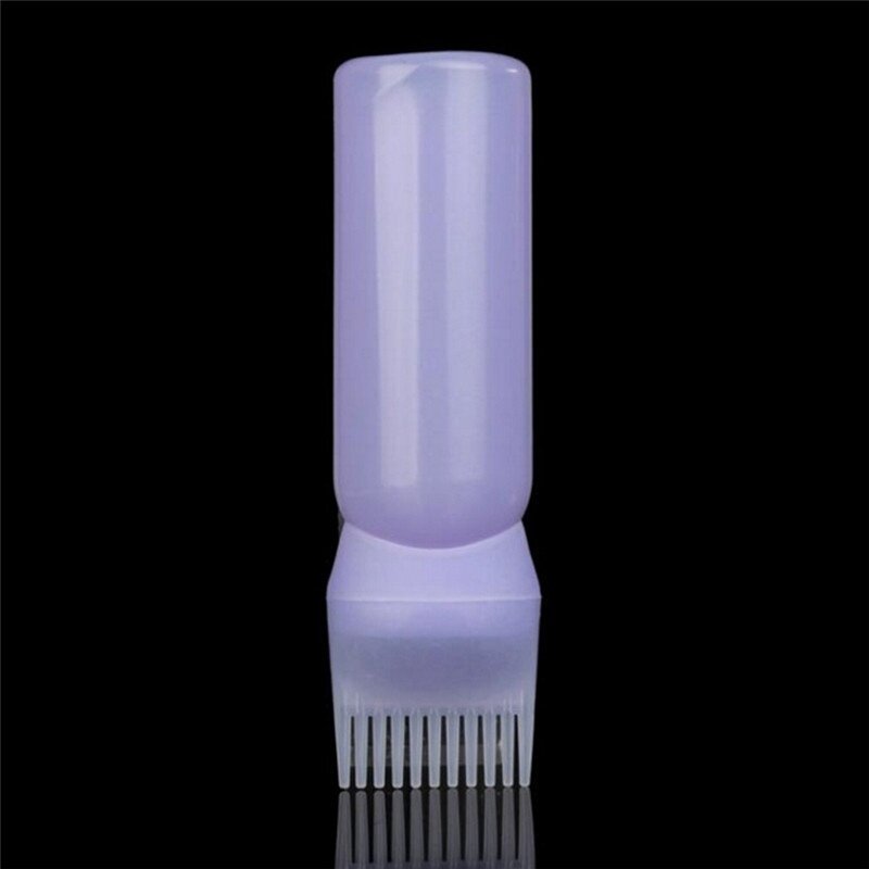 2X farbowanie butelka na szampon grzebień olejowy 120ML narzędzia do włosów farba do włosów pędzel aplikatora butelek urządzenie do stylizacji farbowanie włosów