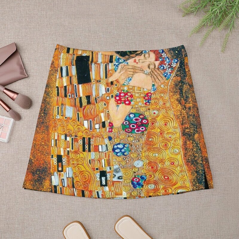 Мини-юбка Gustav Klimt The kiss женское летнее платье 2023 новая одежда