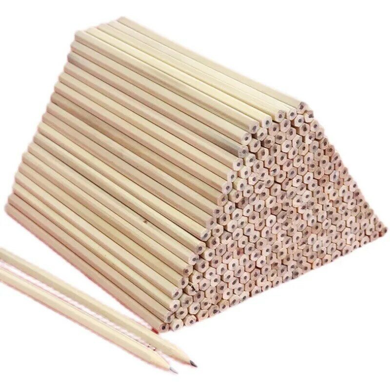 5-100 buah pensil kayu segi enam HB koreksi postur pensil alat tulis kantor sekolah pensil gambar ujian profesional