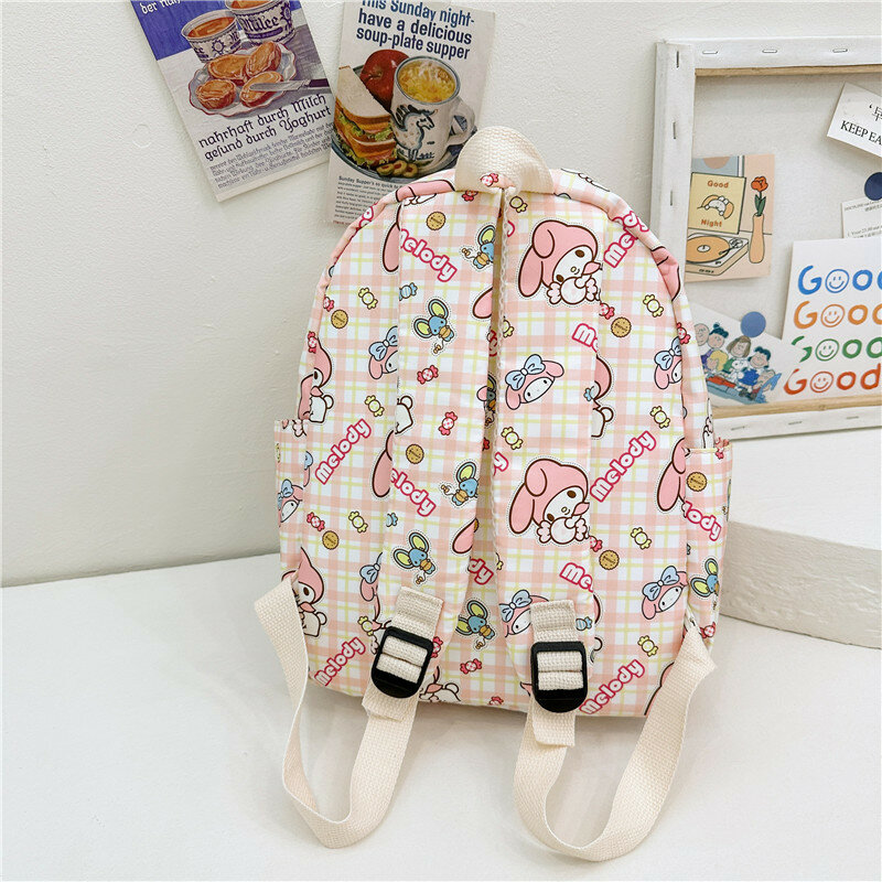 Корейский рюкзак Hello Kitty для мальчиков и девочек, новинка весны 2024, детский школьный рюкзак с героями мультфильмов, вместительный рюкзак для детского сада