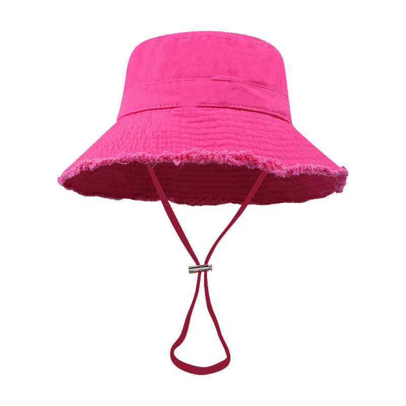 Sombrero de pescador de algodón de alta calidad para hombres y mujeres, gorra de Panamá, sombrero de cubo plegable sólido, Unisex, protector solar, playa, envío directo