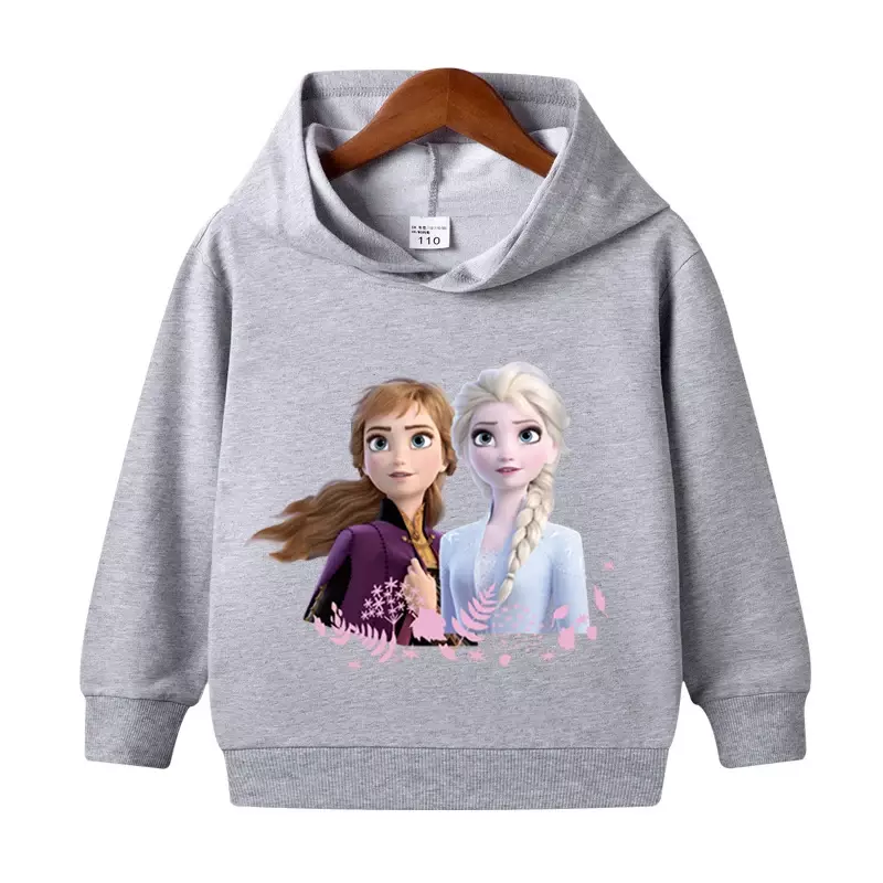 Disney Minnie 1-12 Years Baby Girls Frozen Hoodies Sweatshirts Girls Hoodies Kids Cartoon Hoodie Sweatshirt Tops Infant Clothes