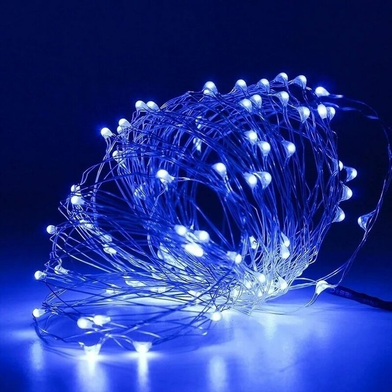RnnTuu Led Copper Wire Fairy Lights Battery Powered LED String Lights Party Wedding Indoor Christmas Decoration Garland Lights