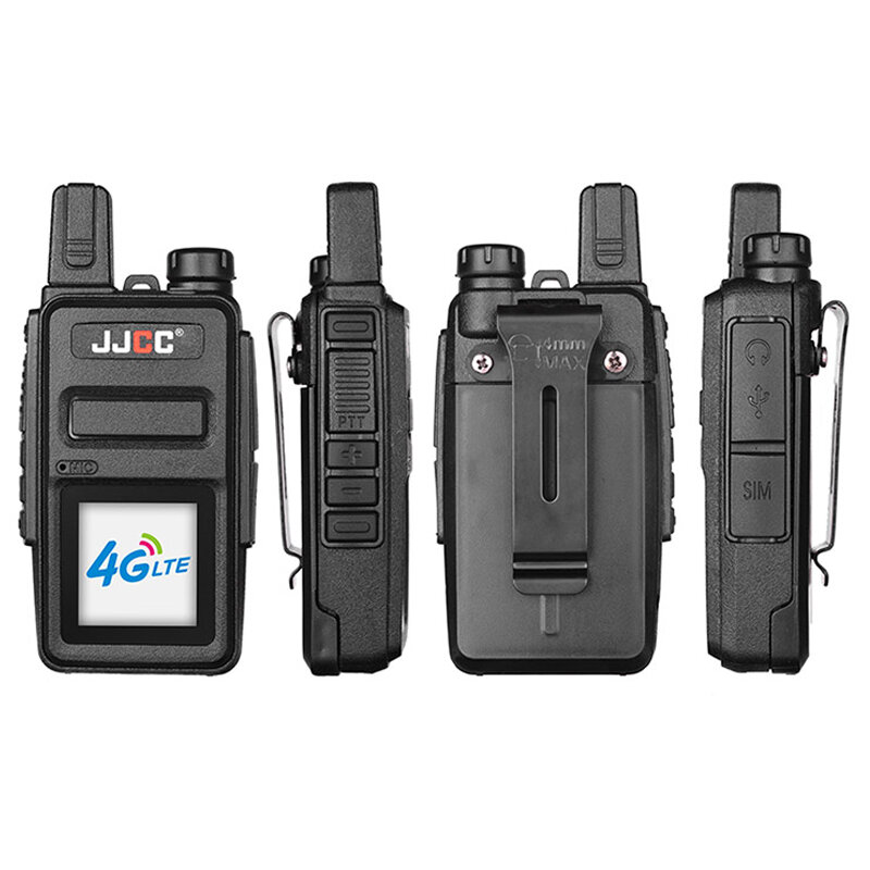 Zello – talkie-walkie 4g sim, radio bidirectionnelle, ptt, émetteur-récepteur pratique, autonomie de 100KM