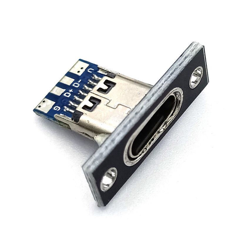TYPE-C 2pin 6pin 4pin pengisian wanita Jack 2 solder sabuk sambungan sikat gigi listrik pengisian mainan instrumen USB-C papan konektor