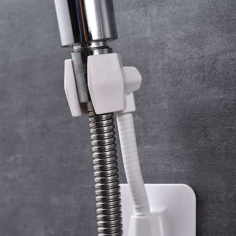 1pc Portable Universal Adjustable Bathroom Shower Bracket Shower Bracket Bathroom Accessories Hook Wall-mounted Shower Bracket