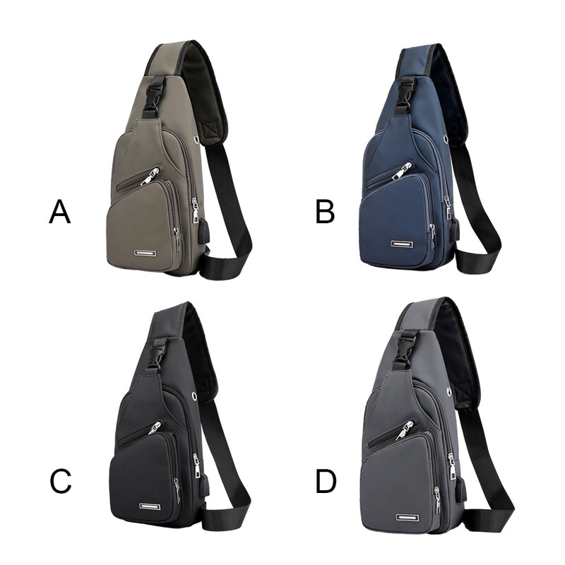 Clear Multi-layer saco de armazenamento padrão para viagens, grande capacidade saco de peito, leve, preto, leve, armazenamento