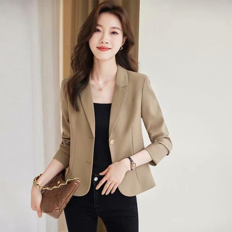 Blezery damskie z długim rękawem krótka kurtka krótkie topy w koreańskim stylu szykowny płaszcze Streetwear odzież designerska białe czarne krótkie topy