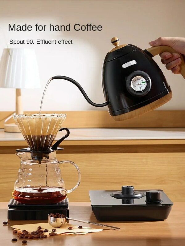 Café coador elétrico com controle de temperatura, perfeitamente fabricado café e chá, 220V