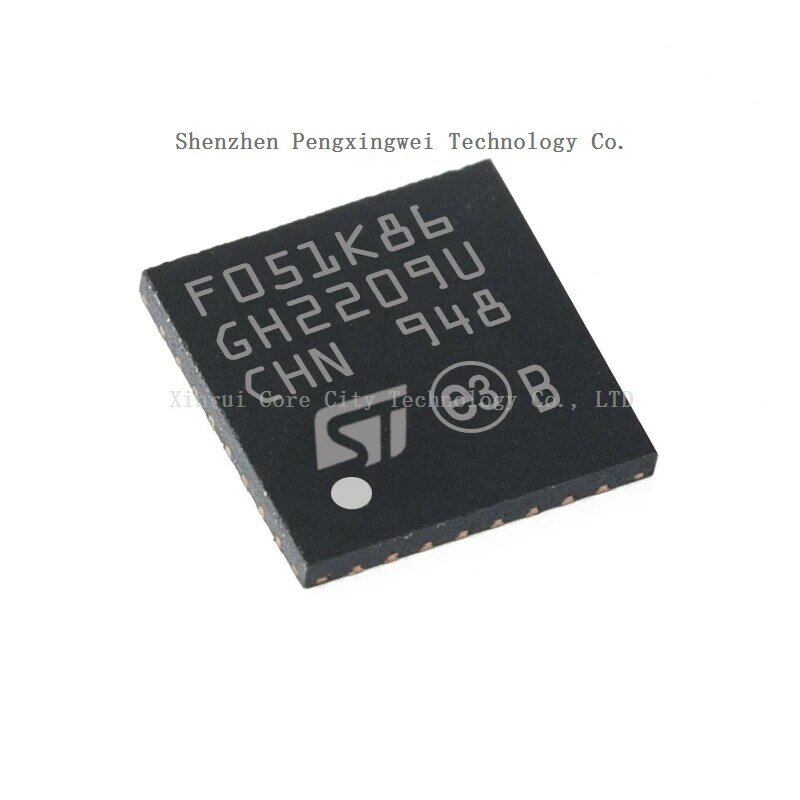 STM32F STM32F051 K8U6 STM32F051K8U6 QFN-32 microcontrolador, MCU MPU e SOC, 100% original, novo, em estoque