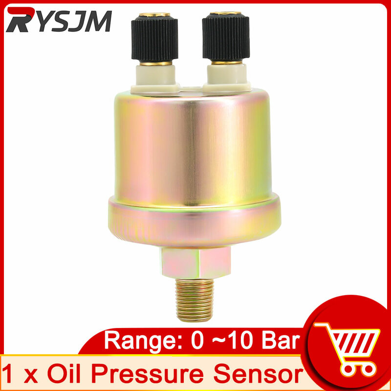 Sensor de presión de aceite de motor, Unidad de envío de interruptor emisor, 1/8 NPT, alarma, accesorios para coche, HD, 1 unidad