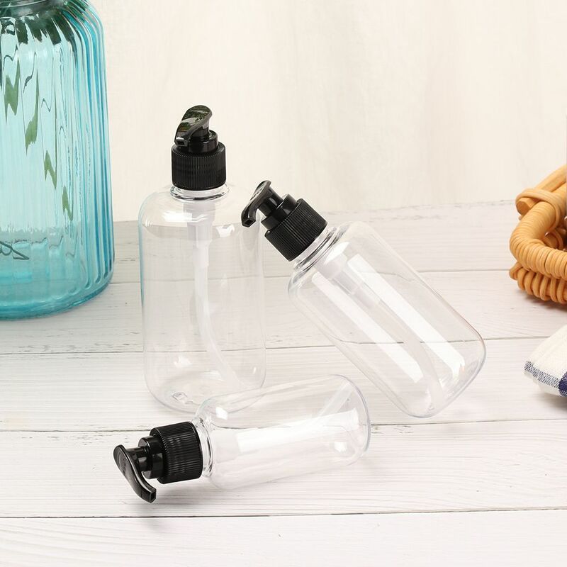 زجاجة المطهر اليد البلاستيكية ، حاوية مضخة ، زجاجات هلام الاستحمام ، السائل ، لوازم حمام المنزل ، 1 قطعة