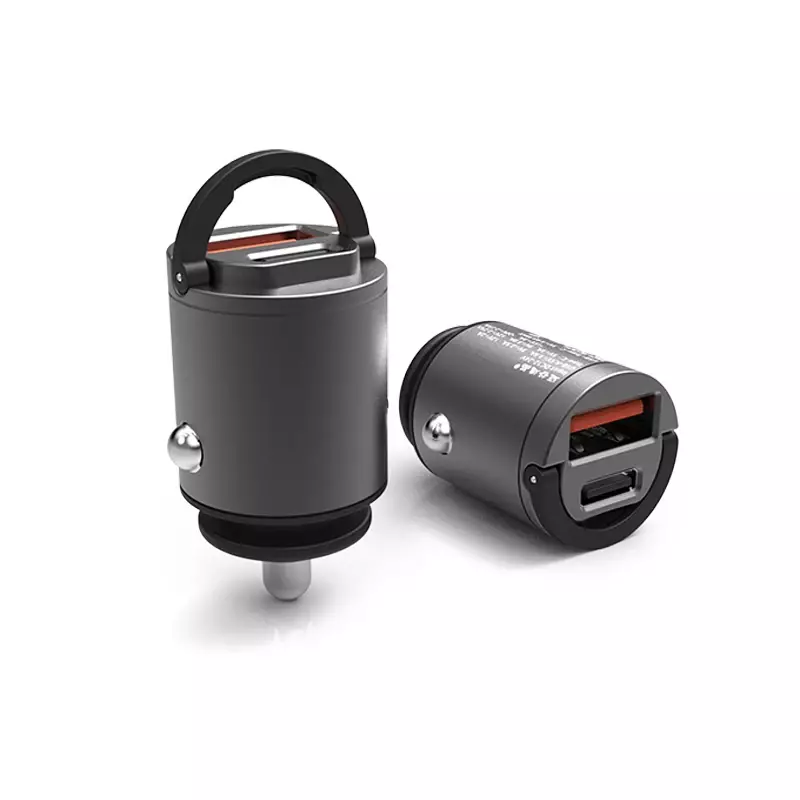 Mini Car Charger Height 31mm Power 45W Hidden Installation Not Protruding  USB+PD for IPhone Xiaomi HUAWEI Mobile