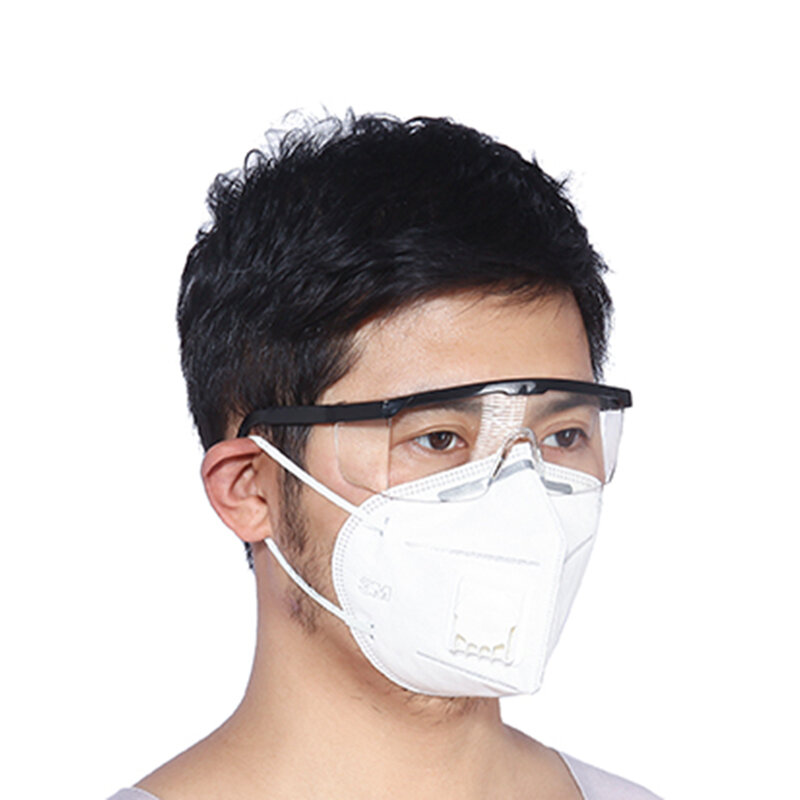 Gafas de trabajo de laboratorio, lentes de protección para los ojos, antiespray, antipintura, a prueba de polvo, a prueba de viento