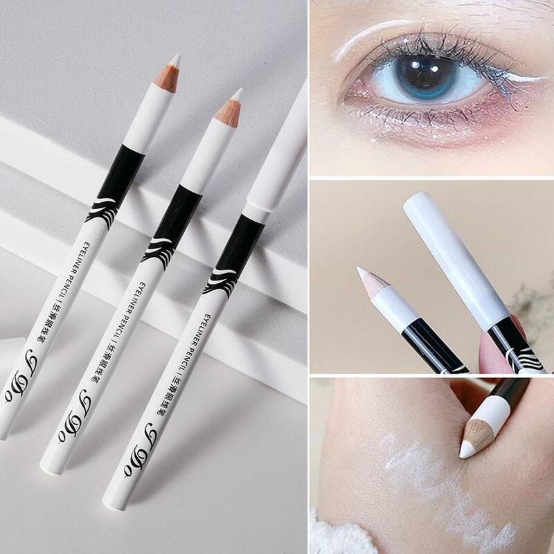 1pc neue weiße Eyeliner Make-up dauerhaft glatt leicht zu aufhellen Bleistifte Augen tragen wasserdichte Make-up Augen Eyeliner Mode e0j7