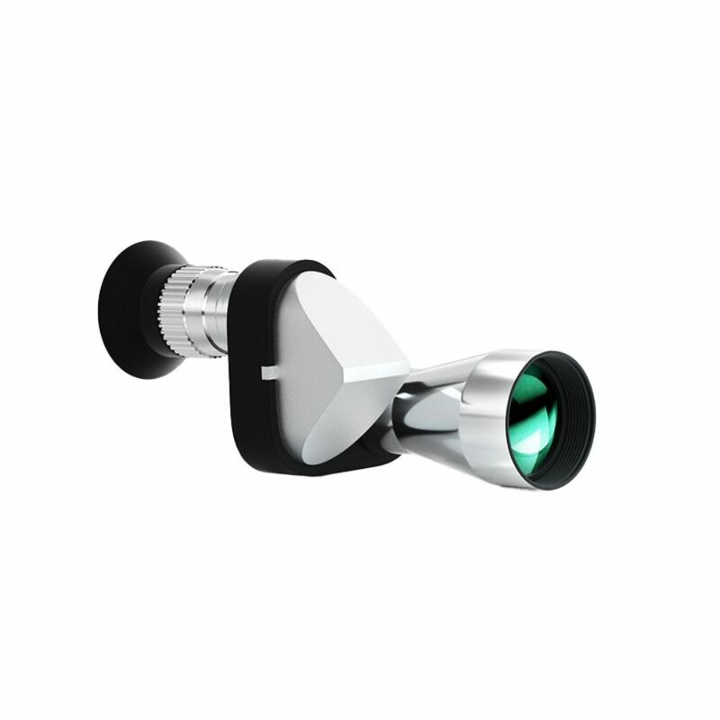 Mini Pocket Aluminum Alloy Monocular Telescope, Night Vision HD, Camping ao ar livre e Birdwatching, Caminhadas, 8 × 20