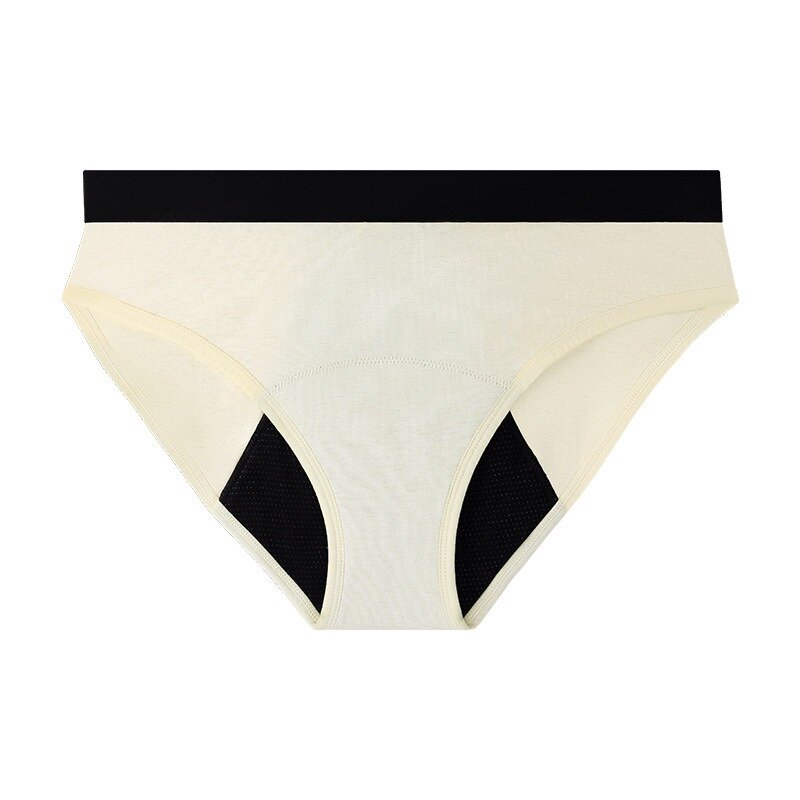 Menstruation Four-layer Panties Mid-waist Organic Cotton Instant Suction Breathable Leakage Large Size Period Panties