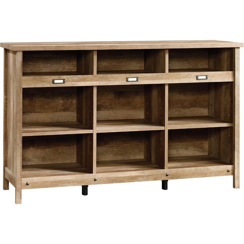 Adept Storage Credenza/Pantry Cabinet, L: 58.19" x W: 17.17" x H: 36.26", Craftsman Oak finish