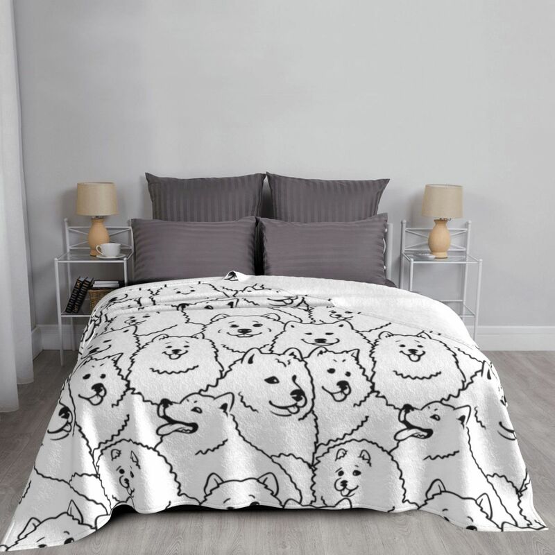 Lindo cobertor decorativo, Oh Samoyed, Cobertores de cama térmica, Valentine Gift Ideas