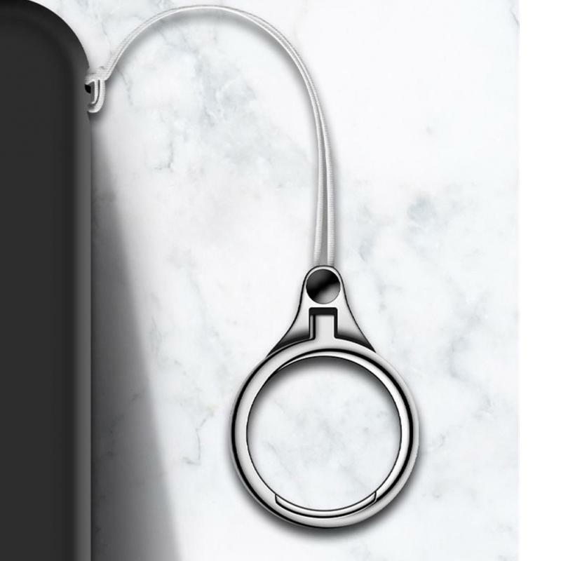 Cell Phone Ring Straps Finger Ring Holders Phone Grip Holder Loop Charm Ring Kickstand Holder Phone Finger Ring Chain Lanyard(Si