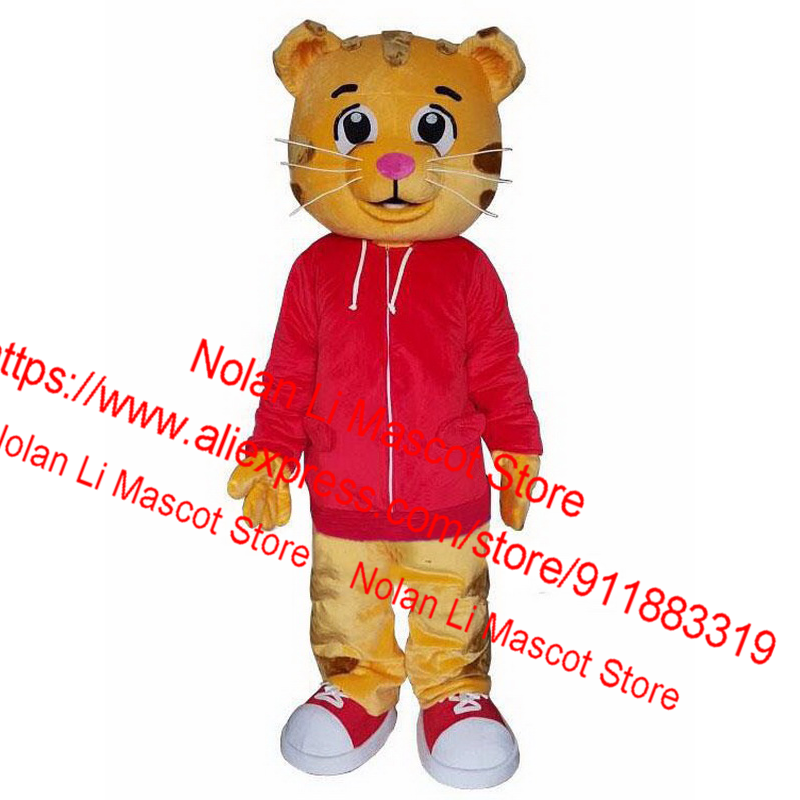 High Quality EVA Material Helmet Tiger Mascot Costume Cartoon Suit Cosplay Birthday Party Advertising Masquerade Adult Size 983