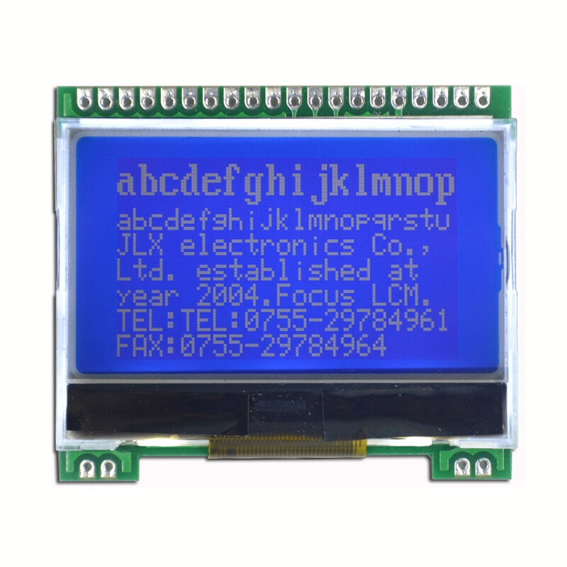 شاشة مصفوفة نقطية بخط صيني ، وحدة LCD ، واجهة SPI ، COG ، Lcd12864 ، 1286406d ،