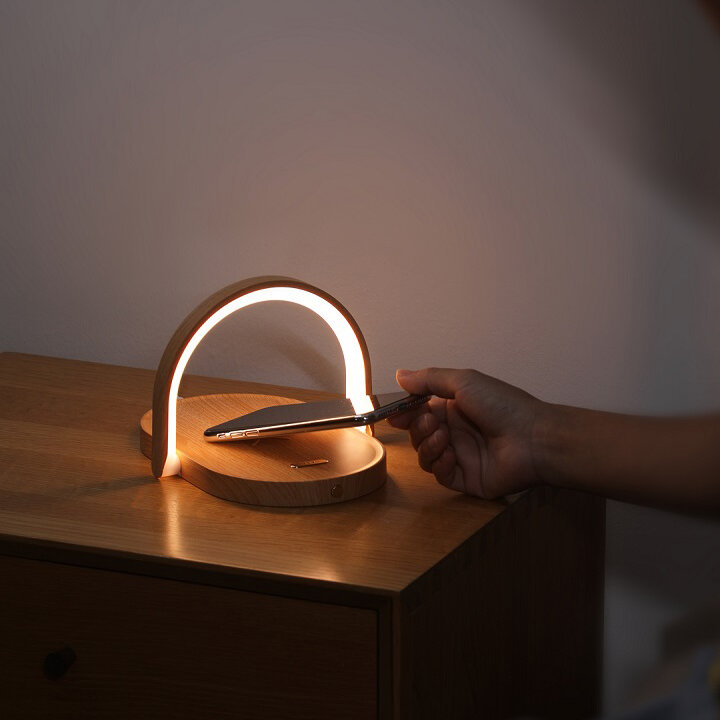 Inteligentna bezprzewodowa lampy stołowe LED lampka nocna nocne biurko