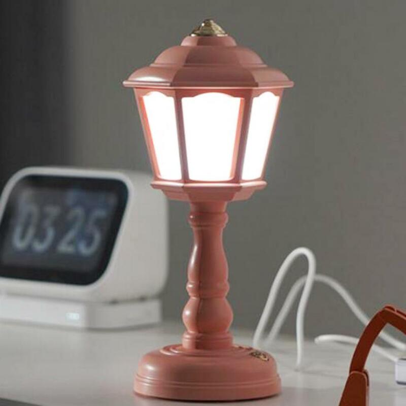 Conveniente lámpara de mesa LED de ahorro de energía, protección ocular, decorativa, no deslumbrante, adorno de luz LED de escritorio
