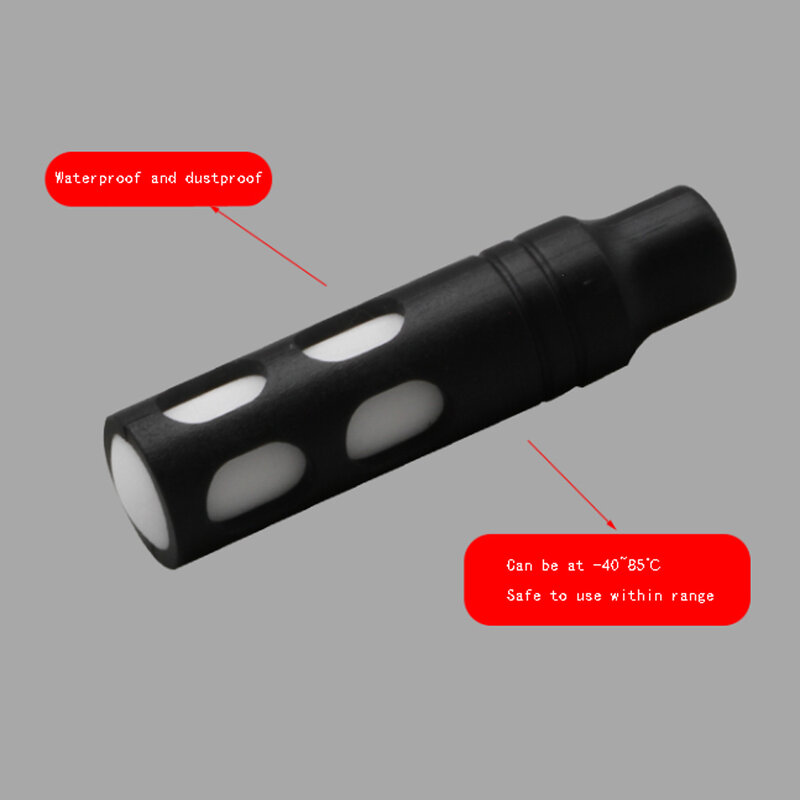Taidacent-Sensor de humedad de 5 piezas, cubierta de plástico, termómetro de temperatura, Sensor Digital, carcasa ABS