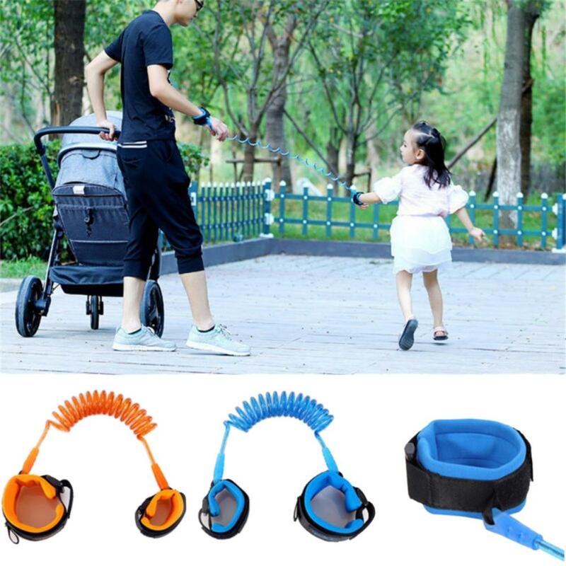 Поводок для защиты от потери для малышей, защитный шнурок для прогулок на открытом воздухе, светящийся наручный ремешок