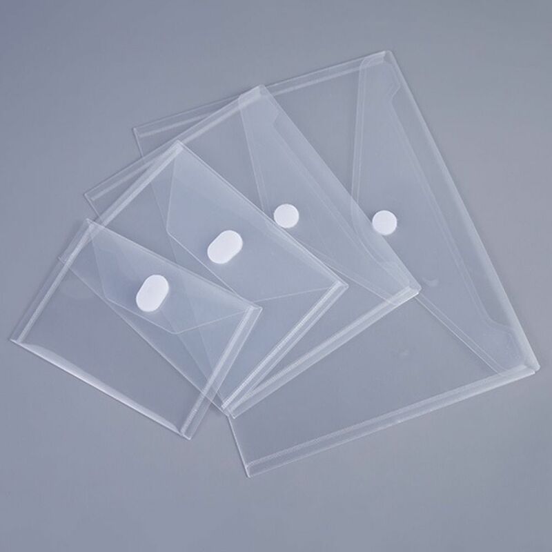 Waterproof File Folder High Quality A4/A5/A7/A8 Plastic Filling Organizer Transparent File Bag School Office