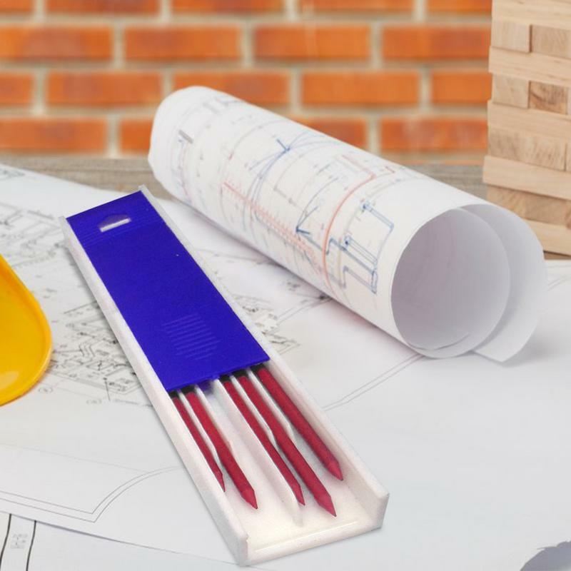 Твердые столярные карандаши, заправляемые выводы для глубокого отверстия, механический карандаш, маркировочный маркер, инструменты для деревообработки, 3 цвета
