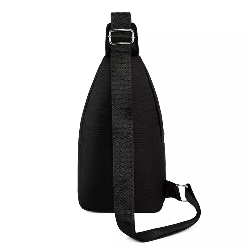أحادية اللون واحد الكتف حقيبة الصدر للرجال ، حقيبة كروسبودي عادية ، في الهواء الطلق الموضة ، جديد