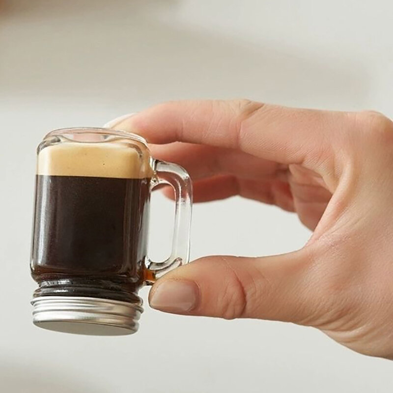 Mini tarro sellado de Sub-embotellado de café, de muestra pequeña botella de vino, tarro de almacenamiento de muestra de miel, herramienta de almacenamiento de café, 35ml