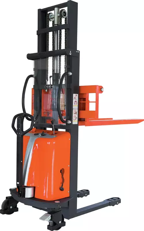 Outstanding Quality Heavy Duty Economic Single Frame Electric Stacker Pallet Truck