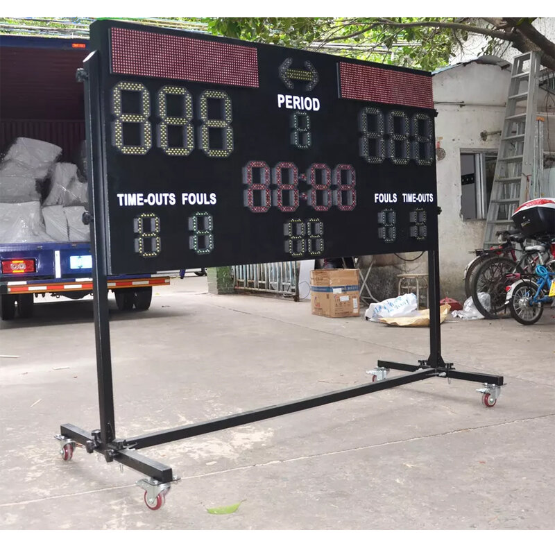 Customized Sports Competition Indoor or Outdoor Electronic Scoreboard Basketball Tennis Soccer Badminton LED Sports Scoreboard