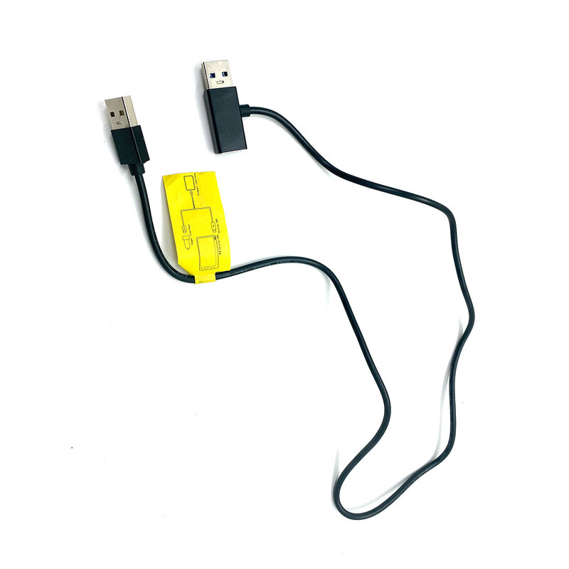 สายเคเบิลจ่ายไฟแบบ2 in 1 USB สำหรับอุปกรณ์รถยนต์ที่ชาร์จแบตในรถกล่อง Ai กล่องทีวีดองเกิลแอนดรอยด์ฯลฯ