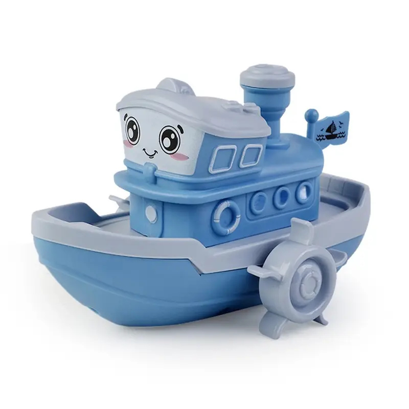 Милый мультяшный корабль, лодка, Детские Игрушки для ванны, заводная игрушка, заводная игрушка, детские водные игрушки, Пляжная игра для купания, подарки для детей, игрушки для мальчиков