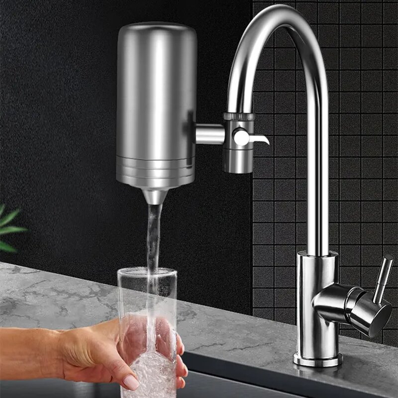 304 Edelstahl Wasserhahn Wasserfilter Keramik patrone Filter Home Küche Bad Wasserfilter