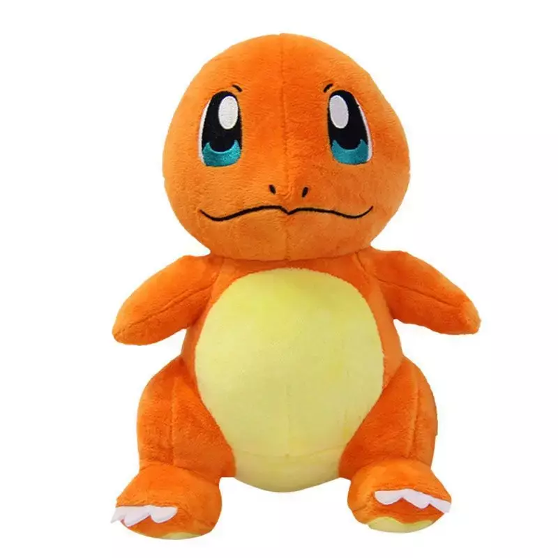 Pokémon Pikachu Plush Doll Toy para Crianças, Squirtle, Charmander, Bulbasaur, Psyduck, Brinquedos de pelúcia, Cartoon Keychain, Natal, presente de aniversário