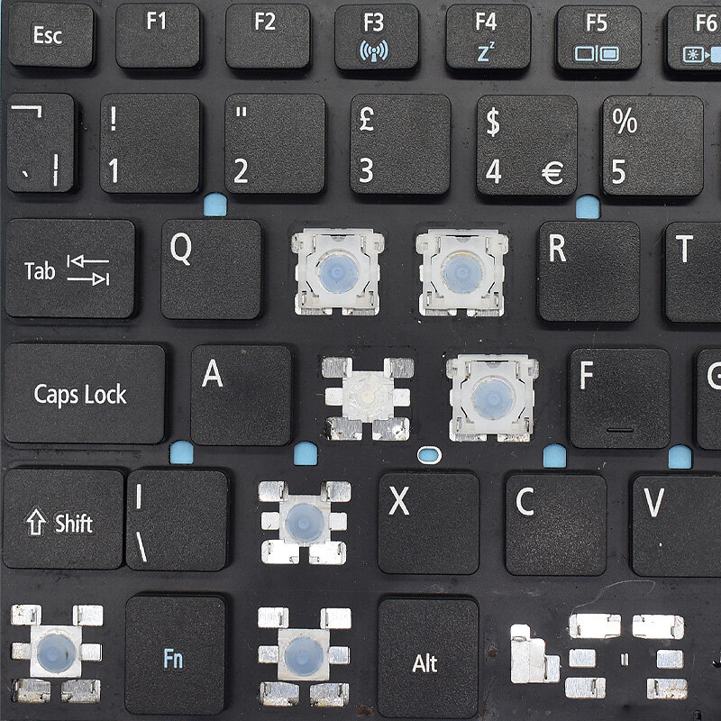 Sostituzione Keycap Key cap cerniera per Acer Aspire E5-521 E5-521G E5-511 E5-511G E5-571 E5-571G e5-571g-59vx E5-572 Z5WAH tastiera