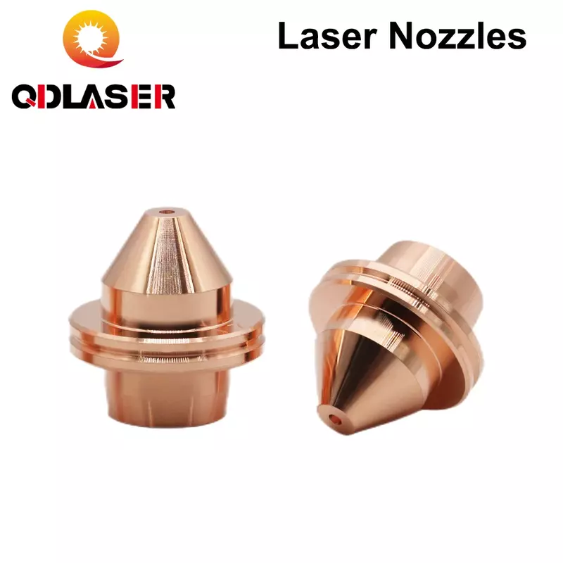 QDLASER-accesorios para boquillas láser de una sola capa, boquilla para cortar por láser de fibra para Mitsubishi