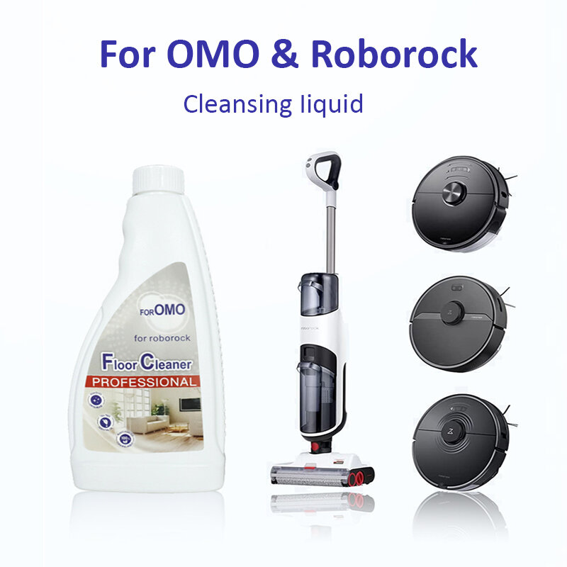 For Xiaomi Roborock and OMO Joint Sweeping Vacuum Robot Cleaning Liquid S8 Pro Ultra/S8/Q5/Q7 Series/S7 Max Ultra/S7MaxV Plus