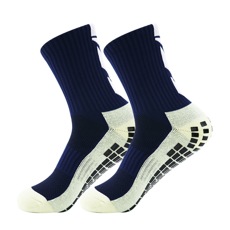 Женские и нескользящие носки мужские футбольные Нескользящие футбольные баскетбольные теннисные Спортивные носки с захватом прочные велосипедные носки